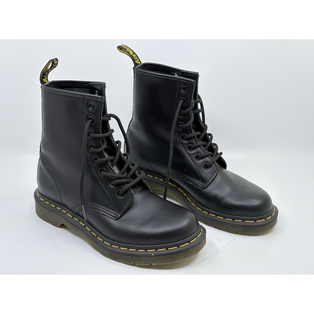Dr. Martens 1460 Black Smooth Leather Boots US Women's 7 EU 38
